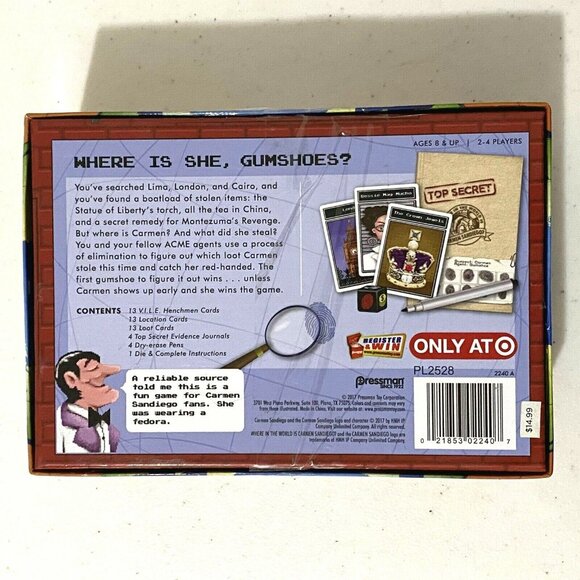 Pressman Where in the World Is Carmen Sandiego Game - Picture 4 of 11